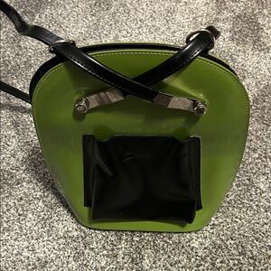 Beijo Green and Black Backpack